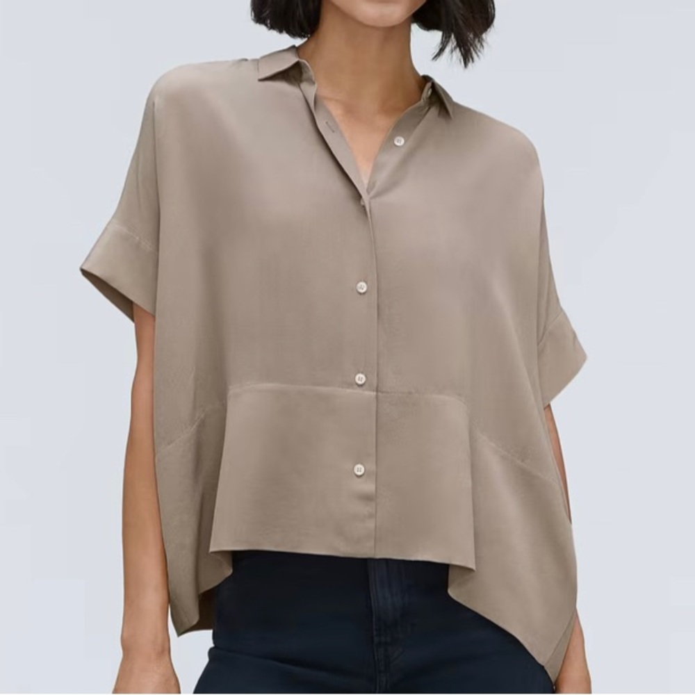 Everlane silk shirt
